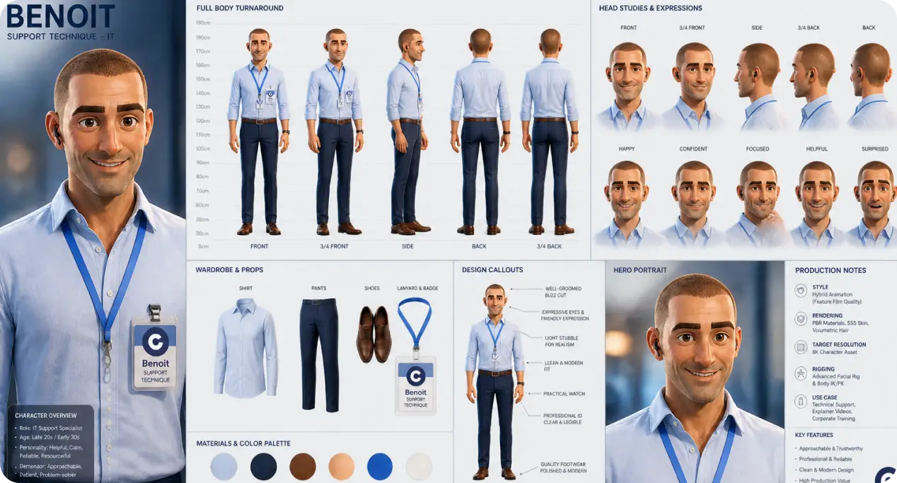 Character sheet